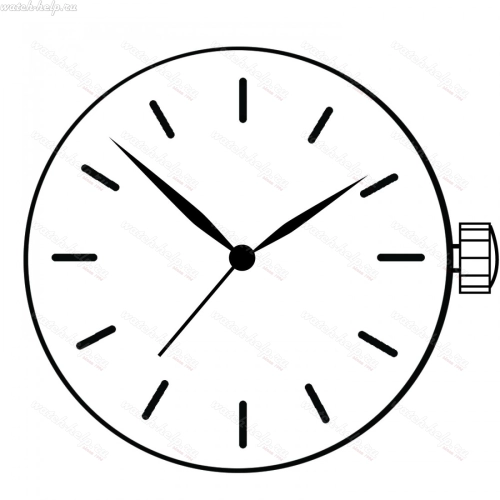 Картинка TMI Y121F - механизм для часов кварцевый 6 ¾ × 8, Япония