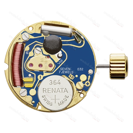 Картинка ETA 956.032 Quartz normflatline - механизм для часов кварцевый 7 ¾, Швейцария