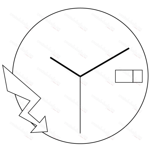 Картинка ETA 956.122 - механизм для часов кварцевый 7 ¾, Швейцария