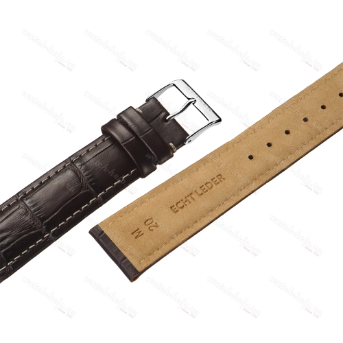 Картинка Stailer 9112 Original - ремешок для часов коричневый, кожа, аллигатор, Германия