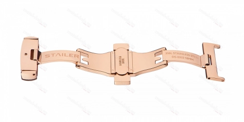 Картинка Stailer DS-0353 - клипса для часов розовое золото, сталь, Германия