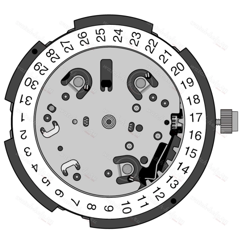 Картинка ETA G10.21A - механизм для часов кварцевый 13 ¼, Швейцария