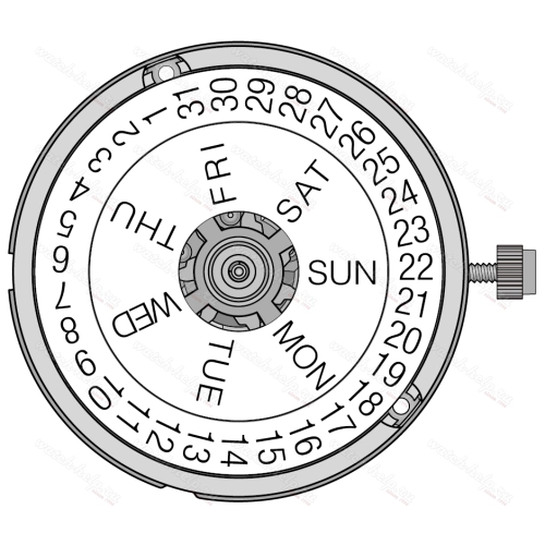 Картинка ETA 2688 - механизм для часов механический 8 ¾, Швейцария