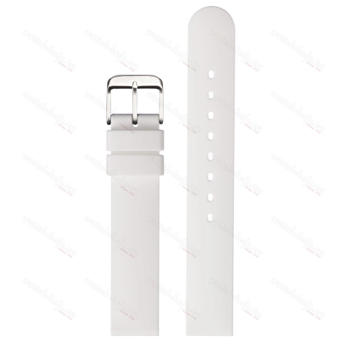 Картинка BC130W - ремешок для часов белый, силикон, Китай