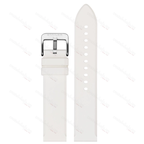 Картинка Stailer Caoutchouc CS580 Caoutchouc - ремешок для часов белый, каучук, гладкий, Германия