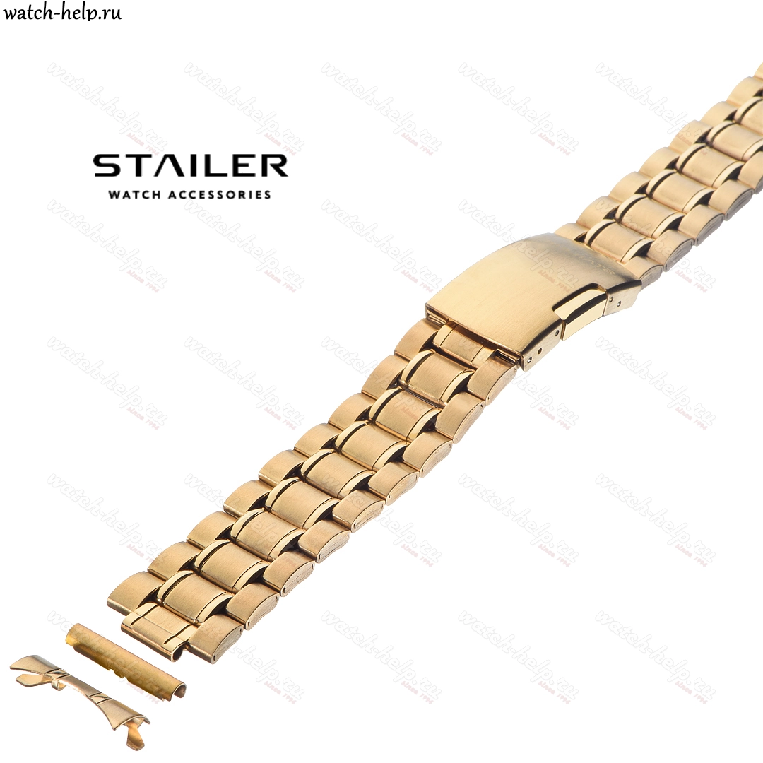 Картинка Stailer BS-85203 IPG - браслет для часов лимонное золото, сталь, Германия