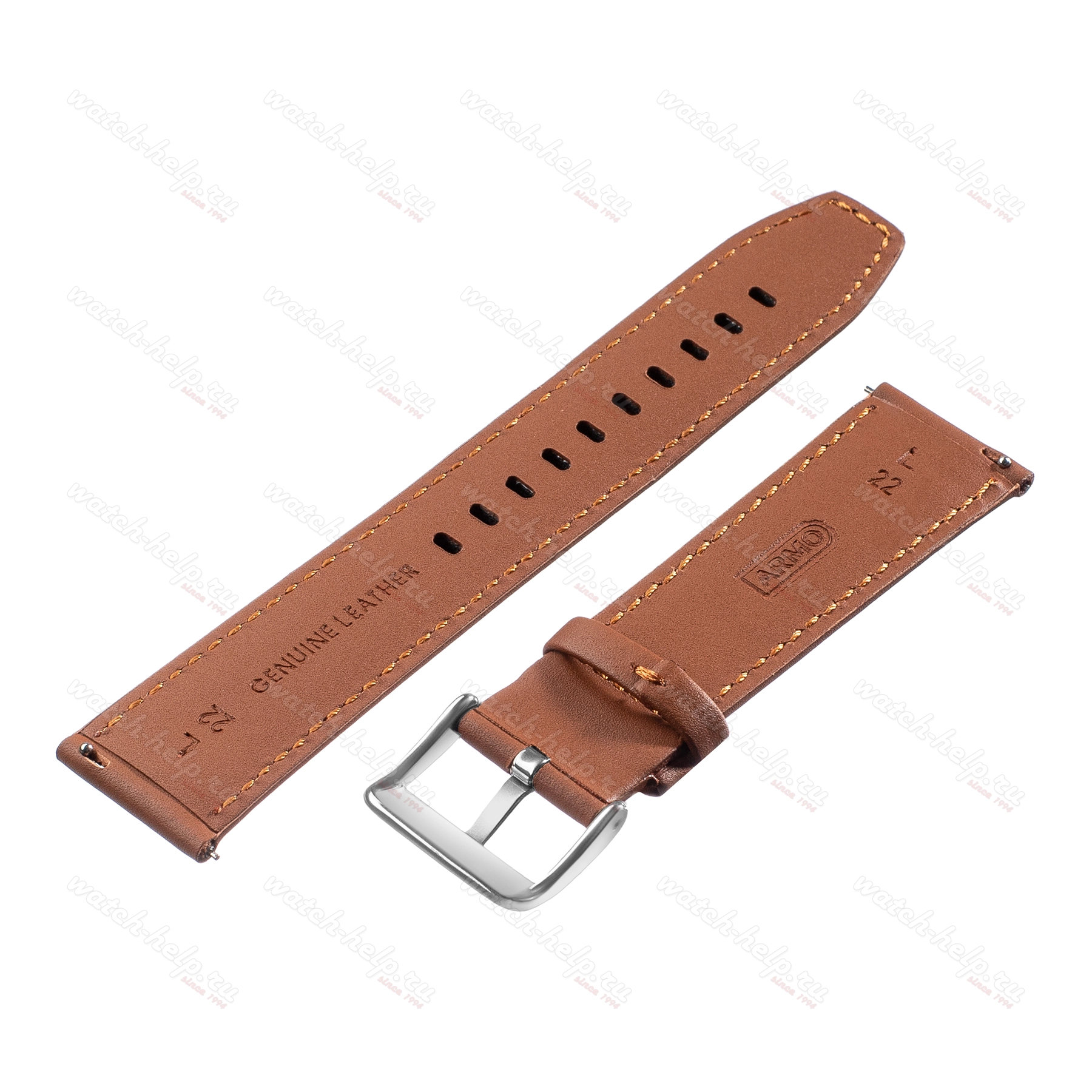 Кожаный ремешок для часов, ARMO Серия - 8705 - 22 L