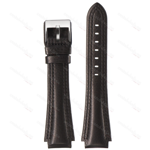 Картинка Stailer Premium 5141 Navigator - ремешок для часов чёрный, итальянская кожа растительного дубления, гладкий, Германия