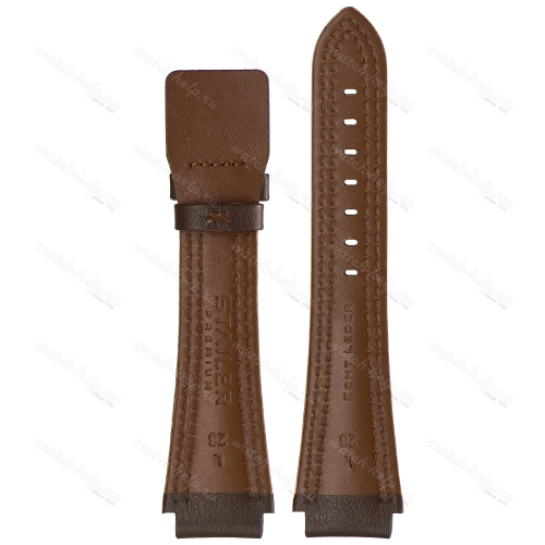 Картинка Stailer Premium 5102 Navigator - ремешок для часов коричневый, итальянская кожа nappa, гладкий, Германия