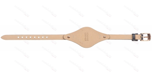Картинка Fossil ES-3077 OEM Stailer - ремешок для часов тёмно-серый, натуральная кожа телёнка, гладкий, Германия