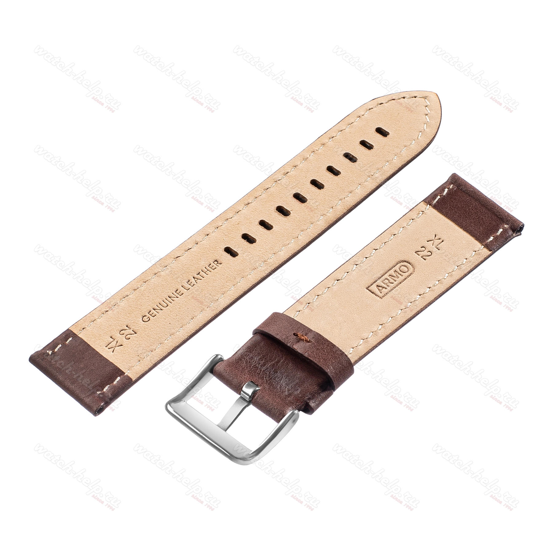 Кожаный ремешок для часов, ARMO Серия - G702 - 24XL