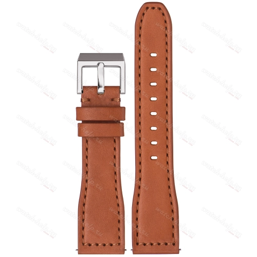 Картинка Stailer Premium 6445 Aviator new - ремешок для часов светло-коричневый, премиальная кожа full grain растительного дубления, гладкий, Германия