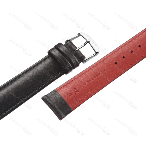 Картинка Stailer Premium 4171 Chrono - ремешок для часов чёрный, итальянская кожа растительного дубления, гладкий, Германия