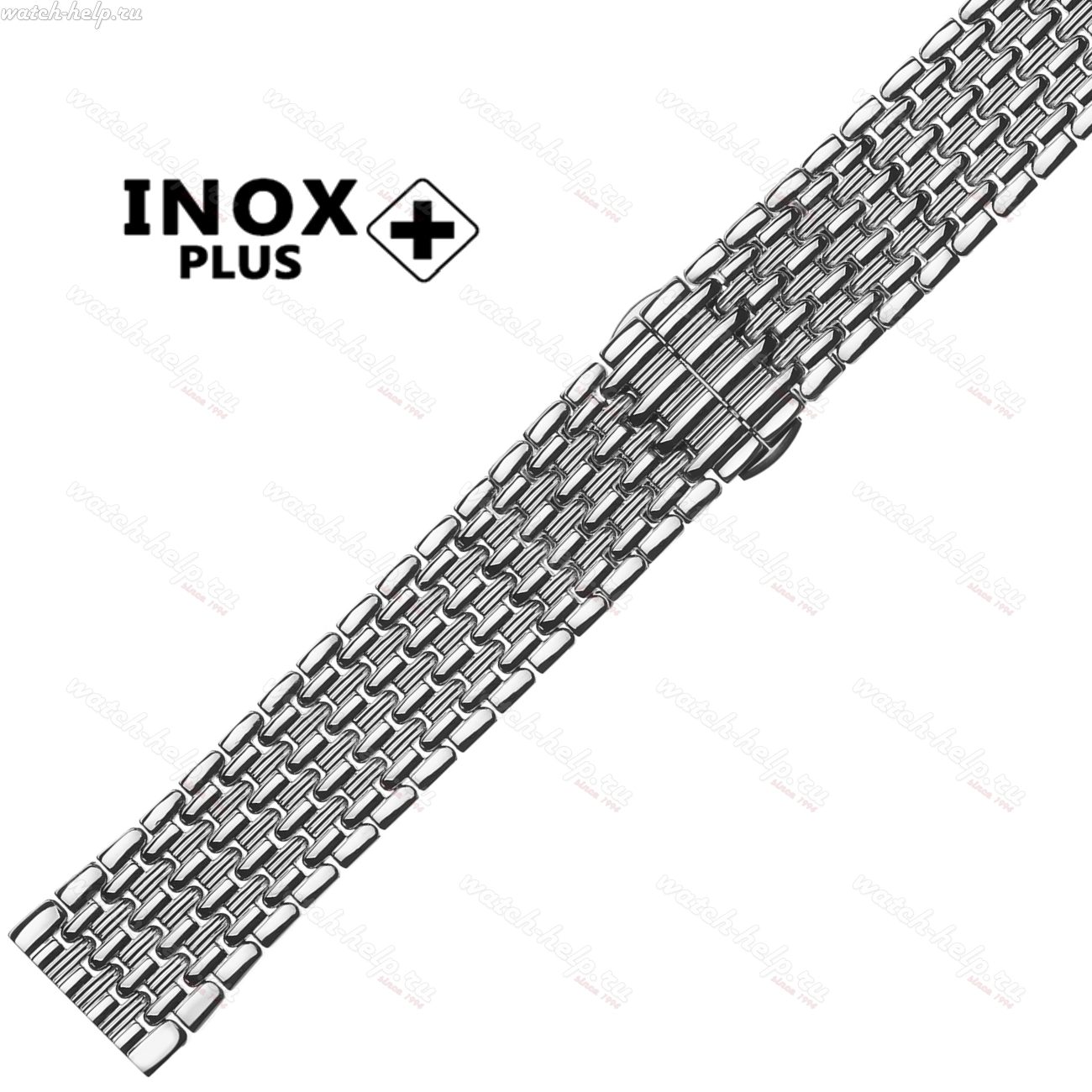 Картинка INOX PLUS G-510 Stainless steel - браслет для часов комбинированный 3, сталь, Китай