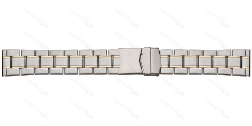 Картинка INOX PLUS N-403 Bicolor - браслет для часов комбинированный, сталь, Китай