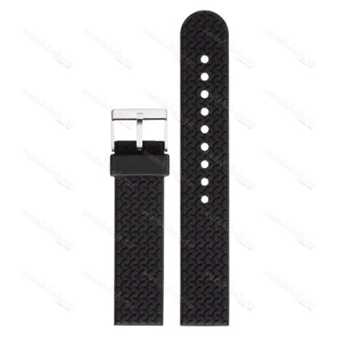Картинка Stailer Р2062 - ремешок для часов чёрный/черный, пластик, Китай