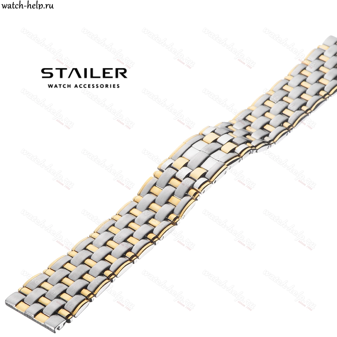 Картинка Stailer BS-84502 IPG Bicolor - браслет для часов комбинированный, сталь, Германия