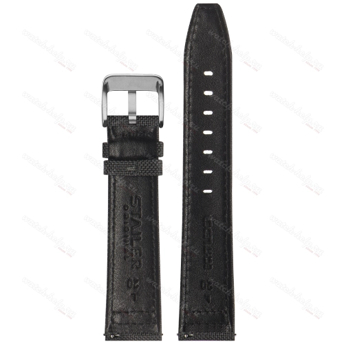 Картинка Stailer Premium 7404 Cordura fabric - ремешок для часов серый/чёрный, кордура, кордура, Германия