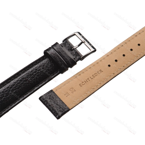 Картинка Stailer 1601 Original - ремешок для часов чёрный, кожа, буйвол, Германия