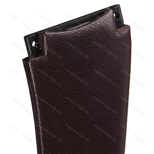 Картинка SKAGEN - 989XLSLD OEM Stailer - ремешок для часов коричневый, натуральная кожа телёнка, гладкий, Германия