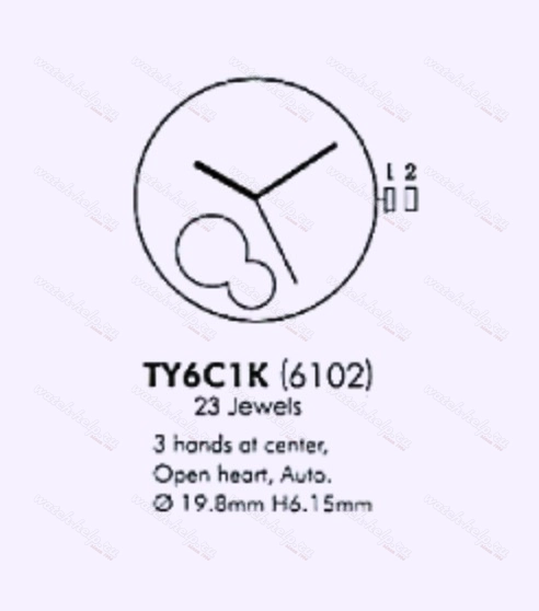 Купить. Заменить. Отремонтировать Механизм SEAGULL - ST6102 / TY6C1K - в мастерской «Часовая Скорая Помощь»