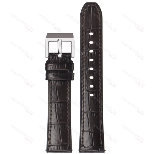 Картинка РStailer Premium 6192 Max endurance classic - ремешок для часов коричневый, итальянская кожа растительного дубления, аллигатор, Германия