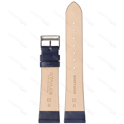 Картинка Stailer 5997 Original - ремешок для часов синий, кожа, гладкий, Германия