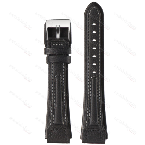 Картинка Stailer Premium 4971 Navigator - ремешок для часов чёрный, итальянская кожа растительного дубления, буйвол, Германия