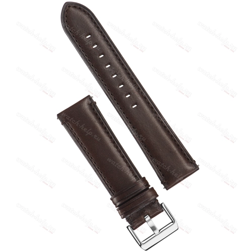 Картинка Stailer Premium 6062 Vintage - ремешок для часов коричневый, итальянская кожа растительного дубления, гладкий, Германия