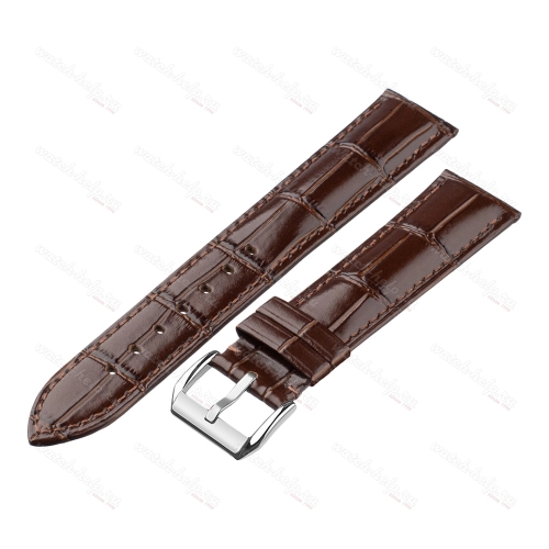 Картинка ARMO 4902 - ремешок для часов коричневый, кожа, аллигатор