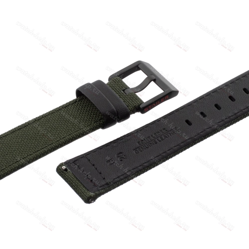 Картинка Stailer Premium 7408 Cordura fabric - ремешок для часов хаки/чёрный, кордура, кордура, Германия