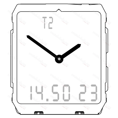 Картинка ETA 989.331 - механизм для часов кварцевый 8 ¼, Швейцария