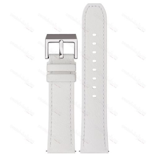 Картинка Stailer Premium 7300 Max endurance classic dani leather - ремешок для часов белый, анилиновая кожа от dani (италия), гладкий, Германия