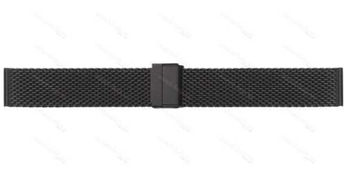 Картинка INOX PLUS M-414 Black - браслет для часов чёрный, сталь, Китай
