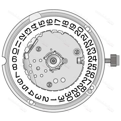 Картинка ETA F04.11A - механизм для часов кварцевый 8 ¾, Швейцария