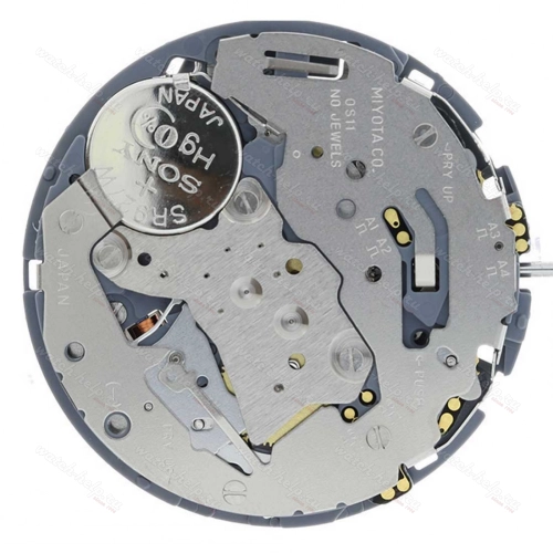 Картинка MIYOTA 0S11 Chronograph - механизм для часов кварцевый 13 ½, Япония