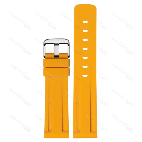 Картинка BC108O - ремешок для часов жёлтый, силикон, Китай