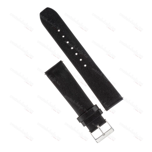 Картинка Stailer Premium 5731 Alaska - ремешок для часов чёрный, итальянская кожа растительного дубления, замша, Германия