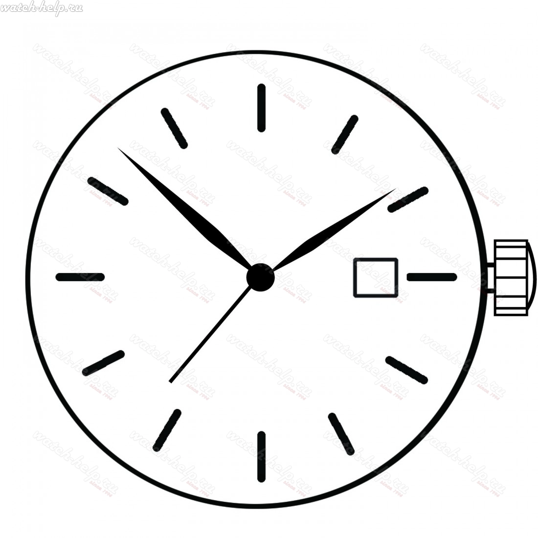 Картинка MIYOTA 1S13 - механизм для часов кварцевый, Япония