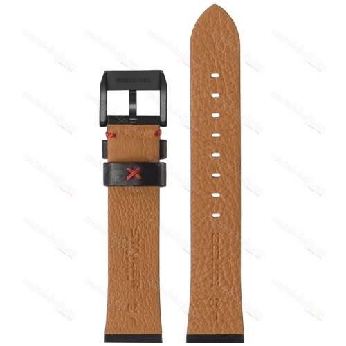 Картинка Stailer Premium 5951 Select - ремешок для часов чёрный, премиальная кожа full grain растительного дубления, гладкий, Германия