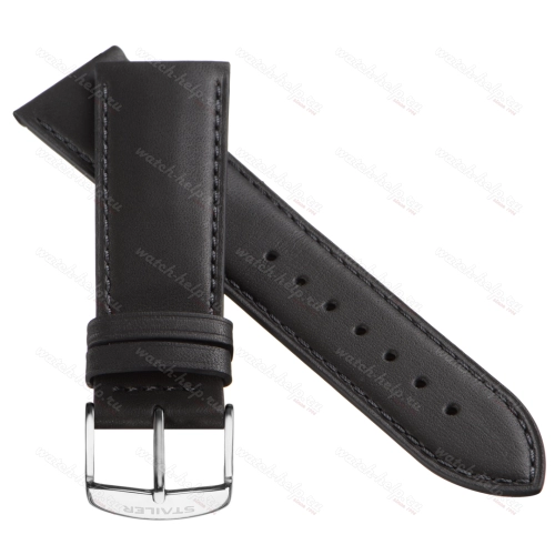 Картинка Stailer Premium 6067 Vintage - ремешок для часов синий, итальянская кожа растительного дубления, гладкий, Германия