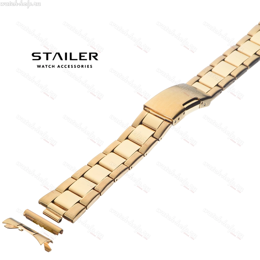 Картинка Stailer BS-85303 IPG - браслет для часов лимонное золото, сталь, Германия