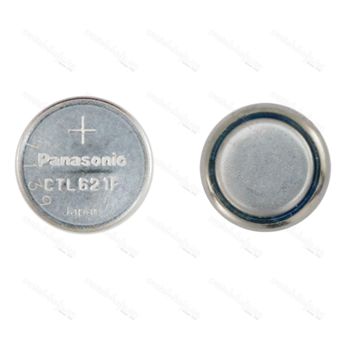 Картинка CASIO 10396505 (CTL621) - аккумулятор, 2.1 мм x 6.8 мм 2.3 v 3.6 mah, Япония