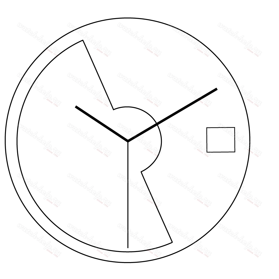 Картинка ETA 2000 - механизм для часов механический 8 ¾, Швейцария
