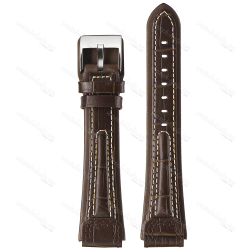 Картинка Stailer Premium 5022 Navigator - ремешок для часов коричневый, итальянская кожа растительного дубления, аллигатор, Германия