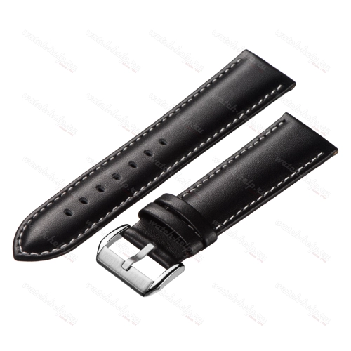 Картинка ARMO 1791 - ремешок для часов чёрный, кожа, гладкий