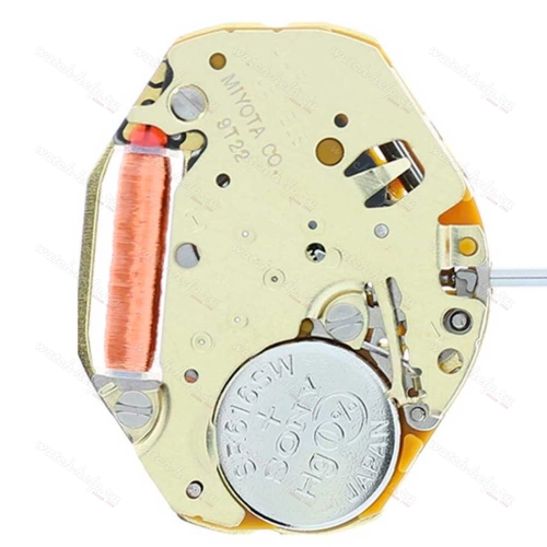 Картинка MIYOTA 9T22 Slim - механизм для часов кварцевый 6 ¾ × 8, Япония