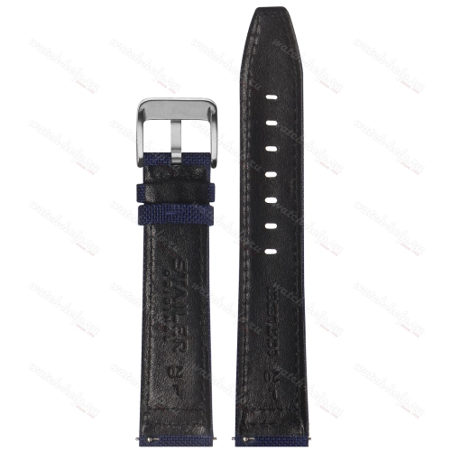 Картинка Stailer Premium 7407 Cordura fabric - ремешок для часов синий/чёрный, кордура, кордура, Германия