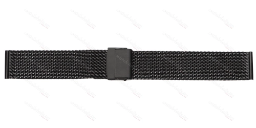 Картинка INOX PLUS M-413 Black - браслет для часов чёрный, сталь, Китай