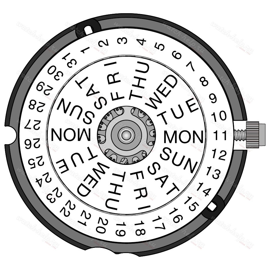 Картинка ETA 803.121 - механизм для часов кварцевый 8 ¾, Швейцария